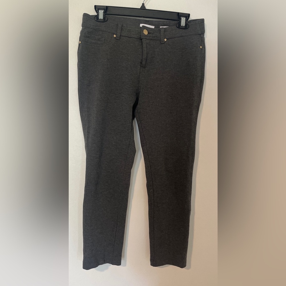 Charter Club Gray Windham Skinny Pants 8P